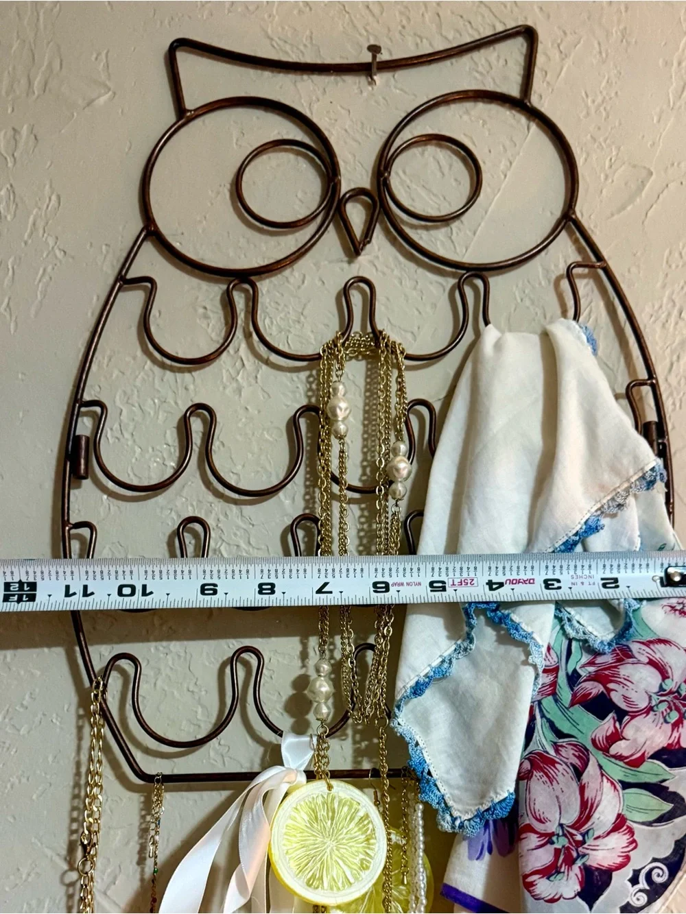 Metal Owl K-Cup stand/ scarf, necklace, whatever organizer
